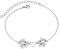 Flyow Argent sterlinge 925 Argent sterling Bracelet de cheville