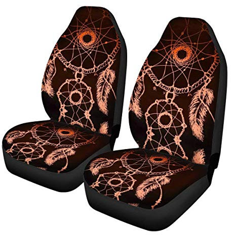 TOADDMOS Dekorativer Traumfänger, Retro-Design, Auto-Sitzbezug, Satteldecke, Universal-Passform für Autos, SUV, Limousine, Van, LKW, Innenausstattung