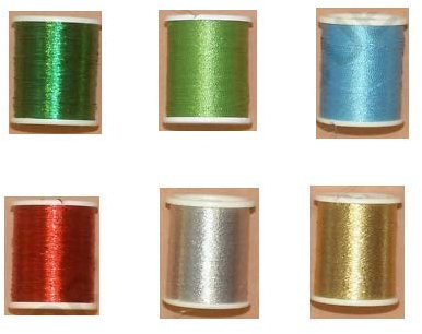 Filo Brillante per Legature Anelli Canne da Pesca (Oro)