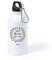 Borraccia Alluminio 500 Ml - 100% Maestra Speciale - Tappo a Vite e Moschettone - Regalo Insegnante - Pratica e Decorata - Collezione Maestra