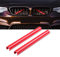 AggAuto 1 Paar Front-Kühlergrille Einsätze, Grill Inserts, Kühlergrillstreifen für BMW 5 Series GT F07, Sedan F10, Touring F11, BMW F18, BMW X1 F48, BMW X2 F39(Rot)