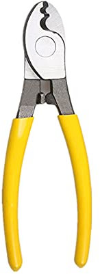 N\A 1 Pcs 6 Inches Cable Wire Cutter Anti-Slip Handle Cable Cutter Electrical Cable Cutter for Electrical Construction Work Yellow