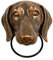 WEGOO Antike Türklopfer Tierkopf Haustürklopfer Heavy Duty Pull Handle Knob Rings Hund Bat Kopf Türklopfer Lustige Harz Zieht Griffknöpfe Türdekoration Swny