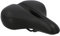 Gusti Sattel Echtes Leder - Connie C. Leder Fahrradsattel Ledersattel Vintage Retro Sattel Fahrrad Weich Gepolstert Breit Ergonomisch Schwarz