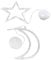 Luxshiny 2 Stücke Weihnachten LED Fensterlicht Stern Mond Fensterbild mit Saugnapf Fenster Lichterkette Weihnachtsbeleuchtung Lichtervorhang für Xmas Fenster Tür Schaufenster Deko