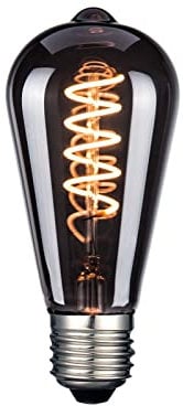 FHL easy! E27 Filament LED Deko Leuchtmittel Kolben Vintage Rauchfarben - 4 Watt, 60 Lumen