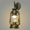 SHZICMY Außenwandleuchte Vintage Gartenlampe Außenwandlaternen Retro Rustikal Wandlampe Aussen Dekorative Außenlampe Wandleuchte Industrie Wandlampe Garten Flur Hängelampe E27