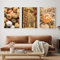 SWECOMZE Premium Moderne Poster Set Goldener Herbst Bilder Wandbilder ohne Rahmen Stilvolles Set mit passenden Bilder als Wohnzimmer Deko (A,30 * 40CM)…