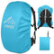 Crenze Regenschutz für Rucksäcke, 15-90L wasserdichte Regenhülle, Rucksack-Cover für Wandern, Camping, Radfahren, Reisen und Schulranzen