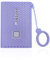T7 SSD Storage Travel Case, Silicone Protective Case Compatible for Samsung T7 Portable SSD 1TB 2TB 500GB Drives, Anti-Scratch Lightweight Soft Skin Cover Storage Case (Purple)