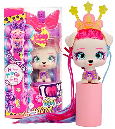 VIP PETS Bow Power Gwen S6 | Puppe zum Sammeln im angesagten Urban-Look, mit langen Haaren zum stylen und dekorieren - Spielzeug und Geschenk für Mädchen und Jungen ab 3 Jahren