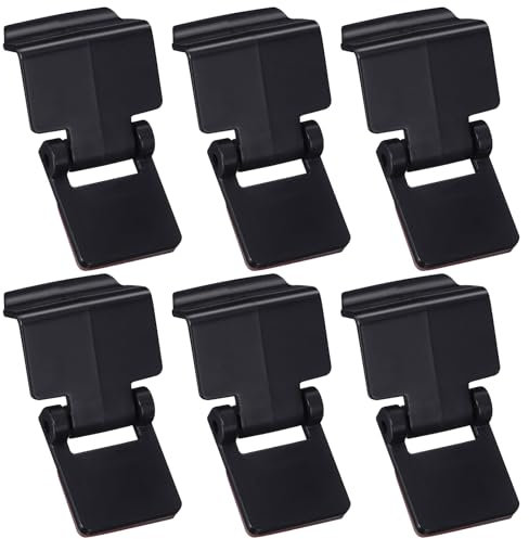 Terrarium Lock Aquarium Lid Clips, 6pcs Turtle Feeding Box Lock Buckle -Escape Reptile Terrarium Clips for Tanks Living Box Buckle 4.7 * 2.9cm/1.85 * 1.14inch