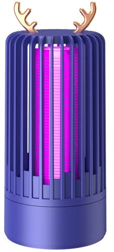 Lámpara Mata Mosquitos de última generación, Foto catalítica de Descarga eléctrica. Exterminador de Insectos USB, para Uso en Interior. Luz de Noche.