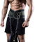 Manueklear Dip-Gürtel mit Schnellverschluss, Gewichthebergürtel, Gewichthebergürtel für Männer und Frauen, robuster Dipping-Powerlifting-Gürtel mit Kette, 101,6 cm (dunkles Nachtschwarz), Smaragdgrün
