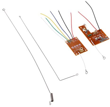 JoiJoy 27MHZ 4CH Telecomando Ricevitore Trasmettitore Scheda con Antenna, Verde,