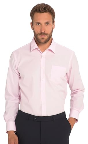 JP 1880 Herren große Größen Übergrößen Menswear L-8XL Hemd, Business, bügelfrei, Kentkragen, Langarm, Comfort Fit, bis 8XL helllila 3XL 804890810-3XL