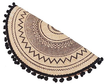 Zerodeko 2 STK Sackleinen Tischset Runde Tischdecke aus Spitze Runde Tischdecken Jute-Untersetzer Tischset mit Wärmedämmung Tischsets Wohnkultur schützendes Tischset kreatives Tischset