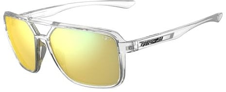 Tifosi Salto Sunglasses, Crystal Clear Smoke Yellow Mirror, No Size