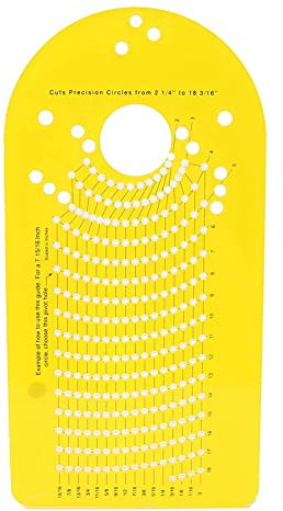 Gathukila Circle Cutting Jig Router Circle Cutting Plunge Router Tools DIY Woodworking Accessory for Plunge Router Speaker Cutouts