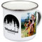 ORWO – 300 ml Campingtasse aus Emaille | Emaille Tasse Camping personalisiert | Camping Tasse mit Namen bedrucken | hochwertiger Druck: handmade in Germany (Wanderlust)