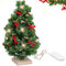 Miniature Christmas Tree with Lights for Dolls House, 1/12 Scale Christmas Tree Model Toy, Realistic Christmas Tree Desktop Ornaments, Dolls House Light up Christmas Tree, Doll House Accessories