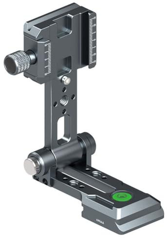 Kznifmk L-Halterung für Arca-Kamera, Freigabeplatte, vertikale Drehhalterung mit 1/4 Kaltschlitz, für digitale Spiegelreflexkamera-Halterung