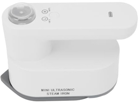 YUEHISY Mini Iron for Crafts Quilting, Portable Cordless Steam Iron, Mini Heat Press Machine Sewing Sachine, Handheld Rechargeable Dry Wet Steam, for Home Dormitory Travel
