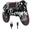 SZYUYU Wireless Controller for Ps4 Romote Compatible with Ps4/Slim/Pro/Windows PC, Controller for Ps4 with 3.5mm Audio Jack, Touch Pad,Six Axis Motion Control, Charging Cable (Black Skull)