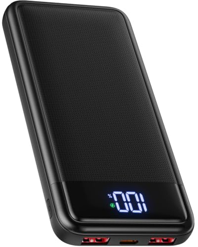 XGXL Power Bank, Slimmest 22.5W Batería Externa 13800mAh, USB C Entradas y Salidas Cargador Portatil Carga Rápida Bateria Portatil Compatible con iPhone 16 15 14 13 12 Pro MAX iPad Tablet etc.(Negro)