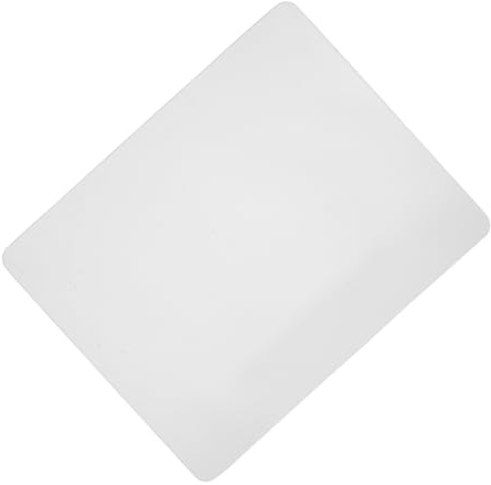 POPETPOP Tapis de Souris en Verre Transparent 300x360 Mm Surface Lisse à Faible Friction pour Gaming et Bureau, Accessoire Solide et Facile à Nettoyer, sous-Main Fonctionnel pour Poste