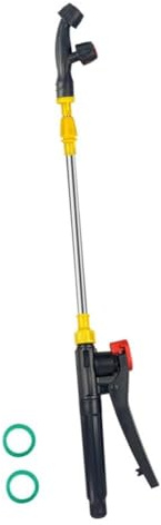 Telescopic Sprayer Pole, Adjustable Stainless Steel Watering Wand 45-80cm for Garden Plants Car Cleaning, Extension Hose Attachment