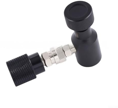 Aprilsunnyzone Adaptateur de filetage CGA320 et W21.8-14 pour unités de carbonation SODASTREAM TR21-4 prend en charge les types de cylindres rechargeables courants (A)