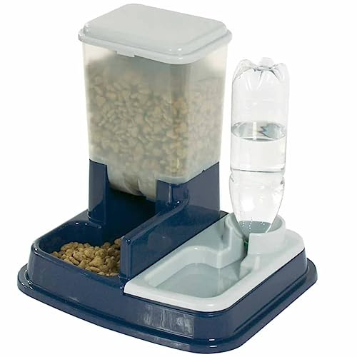 Flamingo Futter- UND WASSERAUTOMAT Duo MAX BLAU 5L
