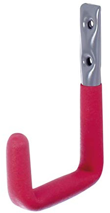 Verzinkter grau beschichteter Wandhaken Kleiderhaken Ger?tehalter Montagehaken (300 x 250 mm ?18 mm bis 20 kg)