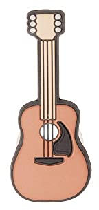Crocs Jibbitz Sport- und Freizeit-Schuhanstecker | Individualisieren Sie Ihre Crocs mit Jibbitz Guitar One-Size