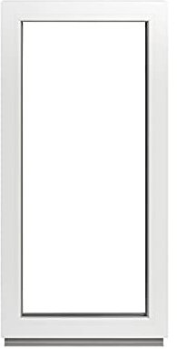 Alle Grössen Festverglasung Kunststoff Fenster - Kellerfenster BxH: 40 x 100 cm weiß fenster- Doppelverglasung Fenster Für Gartenhaus/Garagen Fenster -Premium Kunststofffenster BxH: 400 x 1000 mm
