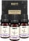 BRUBAKER Cosmetics 3er-Set Patchouli Öl - Entspannung & Schlaf - Ätherische Öle Aromatherapie Geschenkset 3 x 10 ml Patchouliöl Vegan