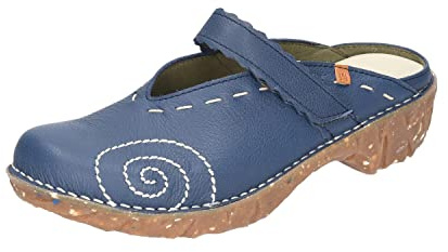El Naturalista Damen Clogs Yggdrasil, Frauen Slipper,Wechselfußbett,Slip on,Freizeitschuhe,Plateau-Sohle,Schlupfschuhe,Ocean,36 EU / 3.5 UK