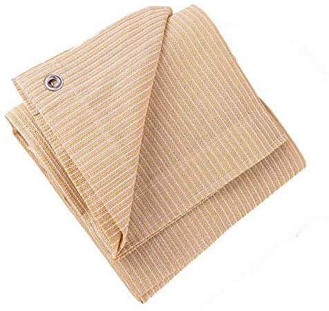 Sonnenschutznetz Gelb, Schatten Tuch, Sonnengitter, Für Garten, Innenhof, Balkon, Dach, Fenster, Winddicht, Wasserdicht, Staubdicht, Atmungsaktives Sonnensegel,1x1.5m(3 * 5ft)