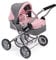 Bayer Chic 2000 555-15 Puppenwagen Smarty, für Kinder ab 2 Jahren, Melange grau-rosa