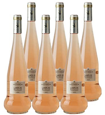 Côtes de Provence Cuvée Lampe de Méduse Rosé 2020 - Château Sainte-Roseline - Vin AOC Rosé de Provence - Alpes - Côtes d'Azur - Lot de 6x75cl - Cépages Cinsault, Grenache