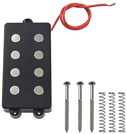 Yootones Micro 4 cordes silencieux pour guitare basse Compatible avec guitare basse Noir