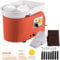 VEVOR Macchina per Argilla Ceramica Pedale, 11 Pollici Potenza 350 W Modello TYLPJ28-OC Macchina per Ruote da Ceramica Arancione per L'Insegnamento Scolastico, Bar in Ceramica e Uso Domestico, ECC