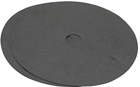 sourcing map Baum Mulch Ring 62cm Vliesstoff für Unkrautkontrolle Schwarz 2Pack