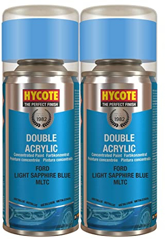 Hycote XDFD248 Ford Light Sapphire Blue (Metallic) 150ml *2