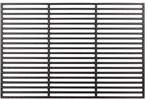 Universal Grillrost Gusseisen eckig 60x40 cm emailliert Grillgitter, Gussrost, Grillauflage, Grillplatte, Gitter für Grill, Grillzubehör, Grillaufsatz, Barbecue