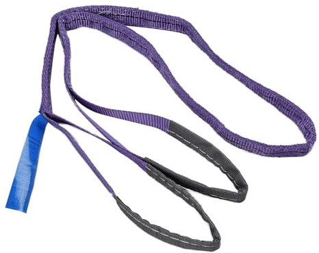 Hebeschlinge Rundschlinge, Hebeband Hebegurt Rundschlinge, Profi Rundschlingen, Hebeschlinge, 1T 2m Tragfähigkeit, Hebeschlingen Und Gurte, Strapazierfähiges Polyester, Flache Gurtband-Hebegurte