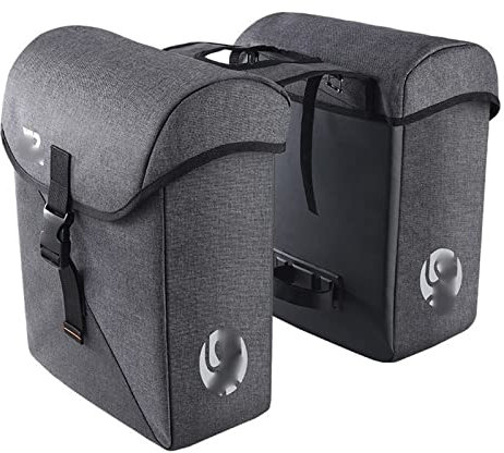 MObyat Radfahren Packtaschen Taschen Reise Straße Fahrrad Satteltasche Fahrrad Gepäckträger wasserdichte Fahrrad Gepäckträgertasche Für Suzuki seitliches Zubehör (Color : A 35L with Cover)