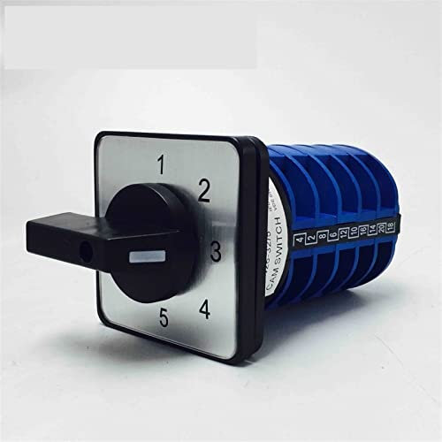 YANHAO Elettrico Rotary YMW26-32/5 Combinazione elettrica Commutazione Cam Switch 32A 5 Poli 5 Posizioni 5 in 5 out 1 Pz