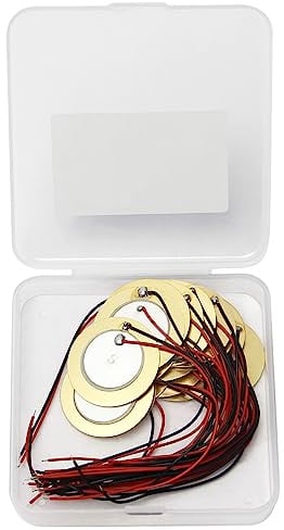 Piezo-Tonabnehmer mit 100 mm Leitungen, Mikrofon, Drum-Trigger, akustischer Tonabnehmer für akustische Instrumente, CBG-Gitarre, 20 Stück